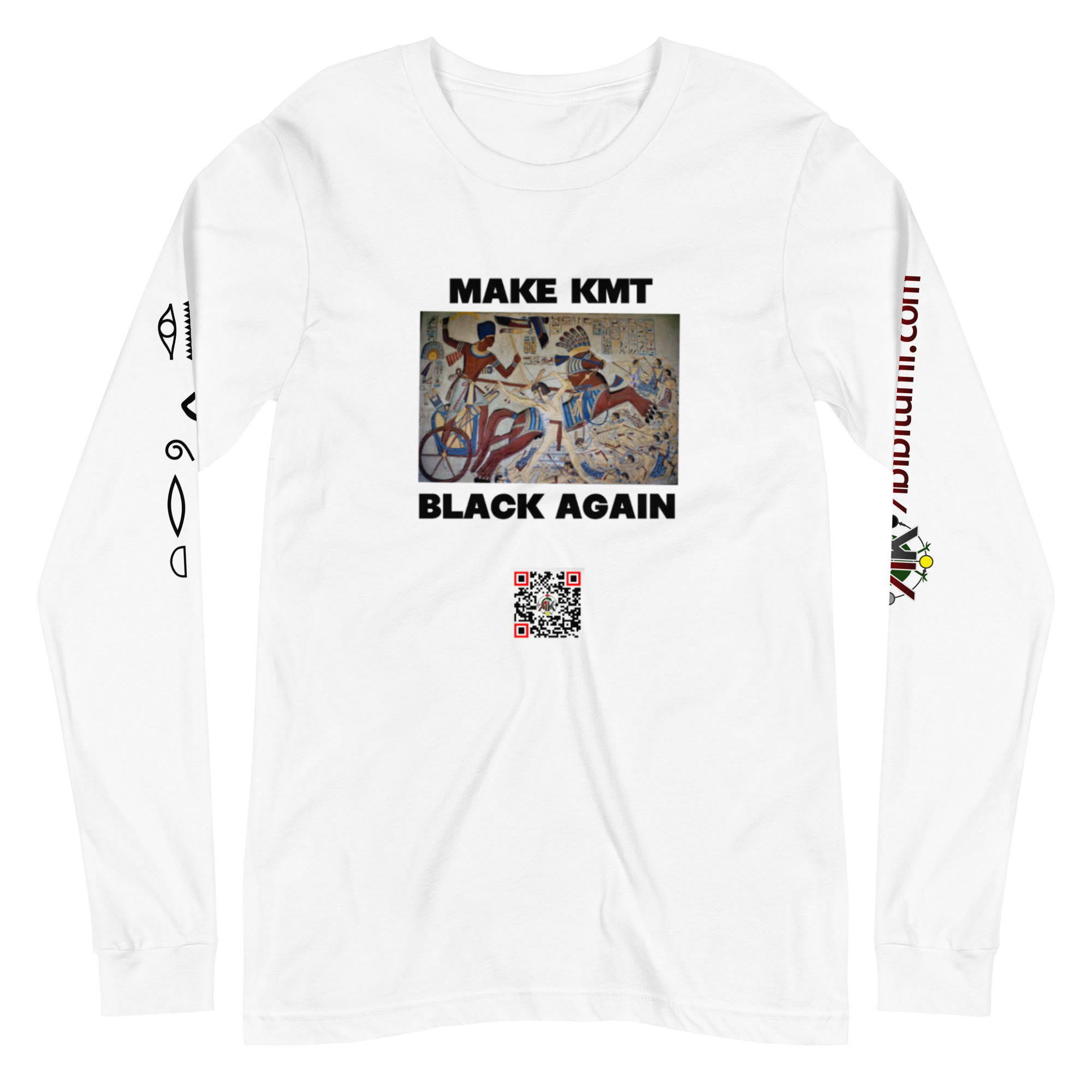Unisex Make Kmt Black Again Long Sleeve Tee