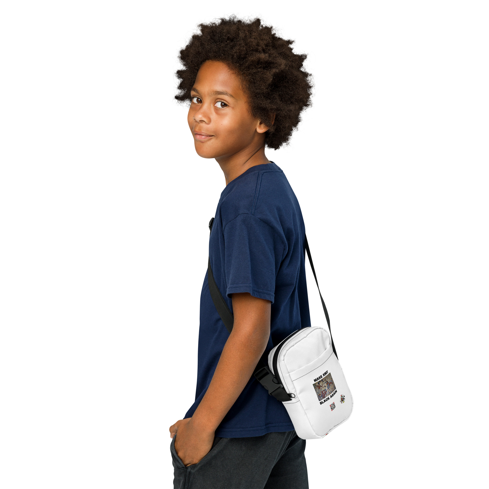 Utility Make Kmt Black Again crossbody bag