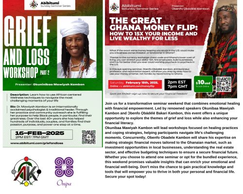 SSS Bundle - Grief and Loss plus The Great Ghana Money Flip