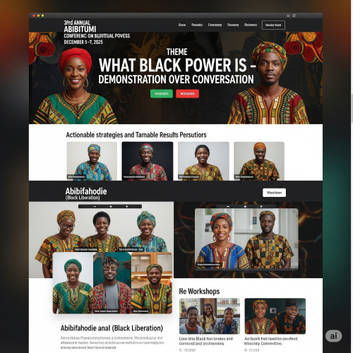 Black Power Conf Virtual – Full Pass