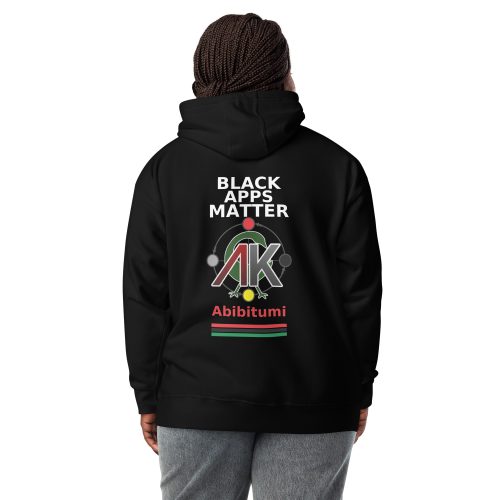BLACK APPS MATTER Abibitumi Unisex Hoodie - Image 2
