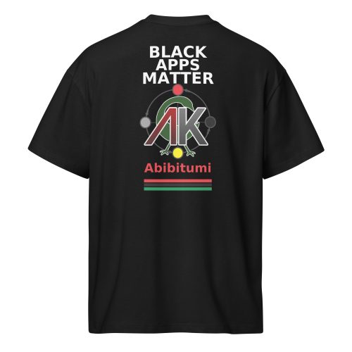 BLACK APPS MATTER Abibitumi Men’s box tee