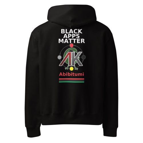 BLACK APPS MATTER Abibitumi Oversized heavyweight hoodie - Image 2