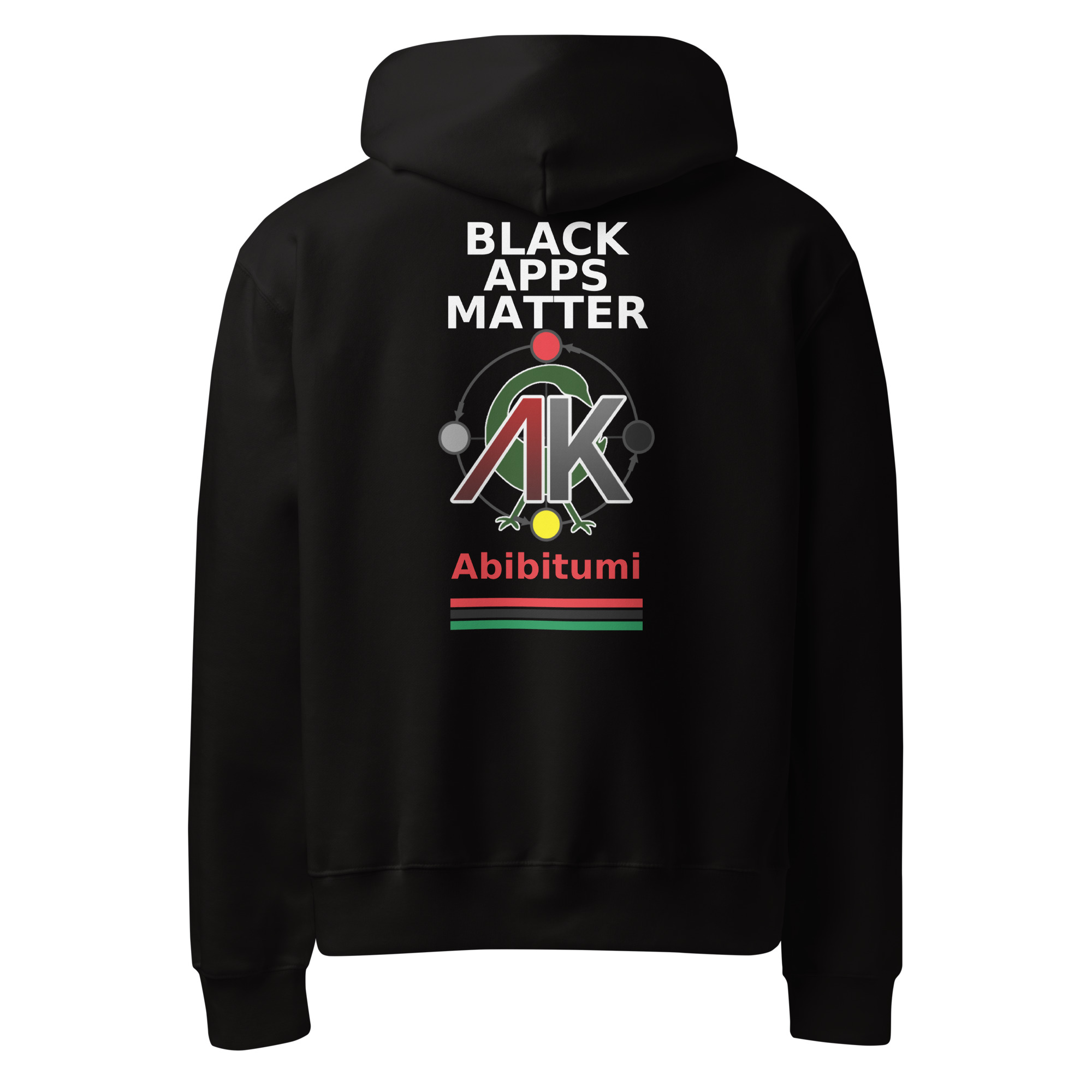 BLACK APPS MATTER Abibitumi Oversized heavyweight hoodie - Image 2