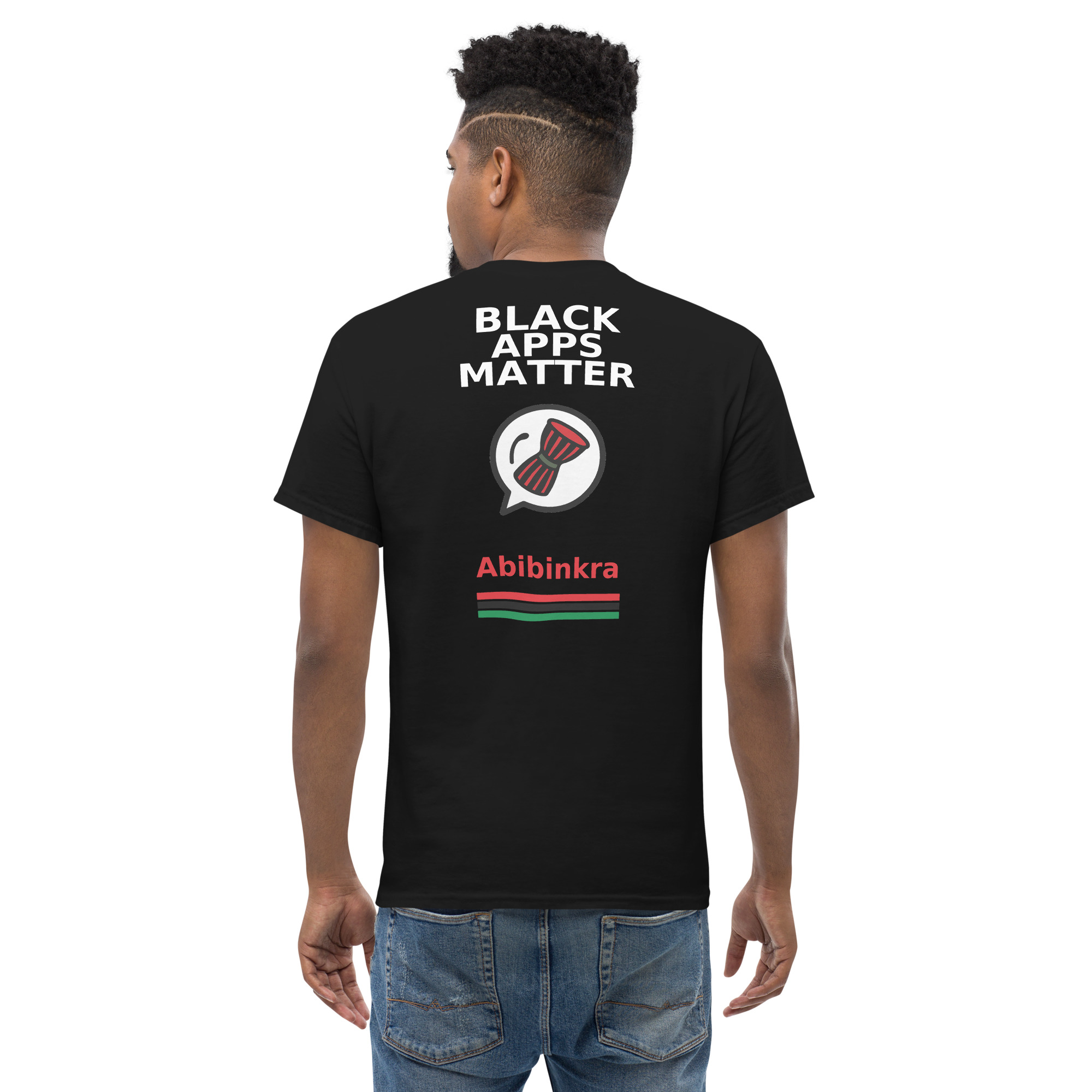 BLACK APPS MATTER Abibinkra Unisex classic tee - Image 2