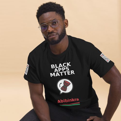 BLACK APPS MATTER Abibinkra Unisex classic tee - Image 9