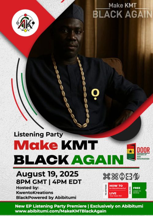 Make KMT BLACK AGAIN — EP Abibitumi Listening Party (Online)