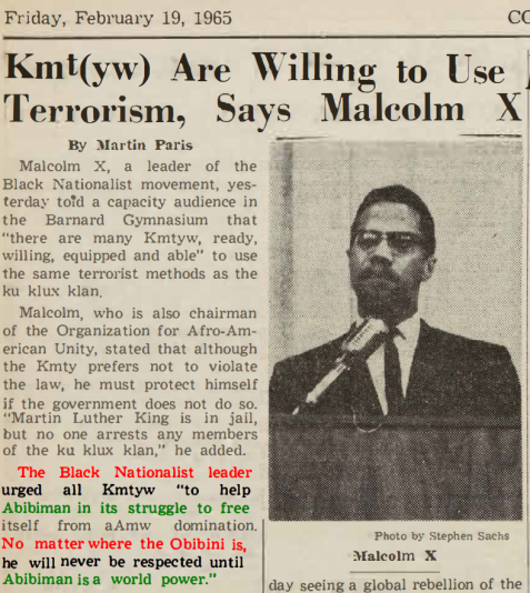 Nana Malcolm X - Orig