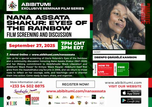 Video Replay: EYES OF THE RAINBOW: Film Screening & Community Discussion — Honoring Nana Assata Shakur (1947–2025)