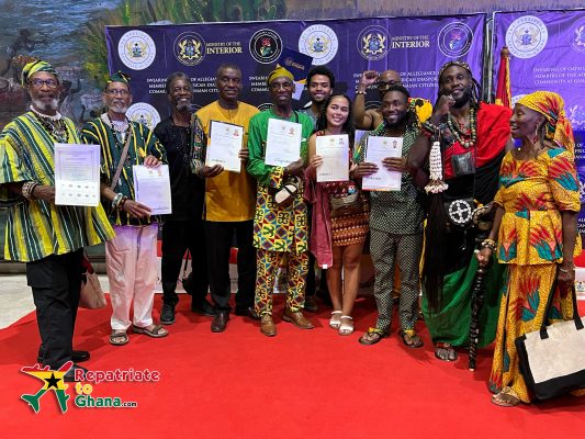 Repatriate to Ghana 2024 Citizenship Recipients