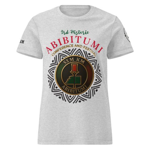 WOMEN'S ABIBITUMI CONFERENCE & FESTIVAL TEE - GREY