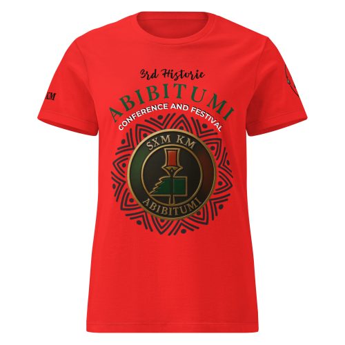 WOMEN’S ABIBITUMI CONFERENCE & FESTIVAL TEE - RED