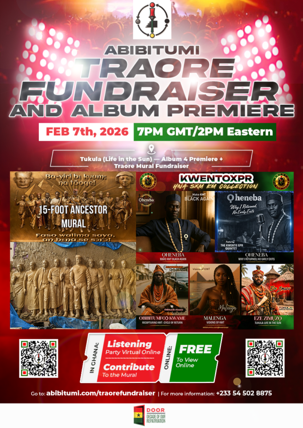 Art, Afrikan Liberation & Music Unite in the Abibitumi Traoré Fundraiser Replay