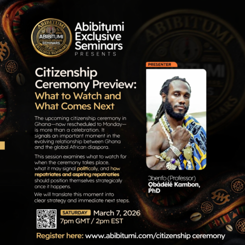 Video Replay AES - The Ghana Citizenship Ceremony Was Rescheduled to Monday: What to Watch For and What to Do Now