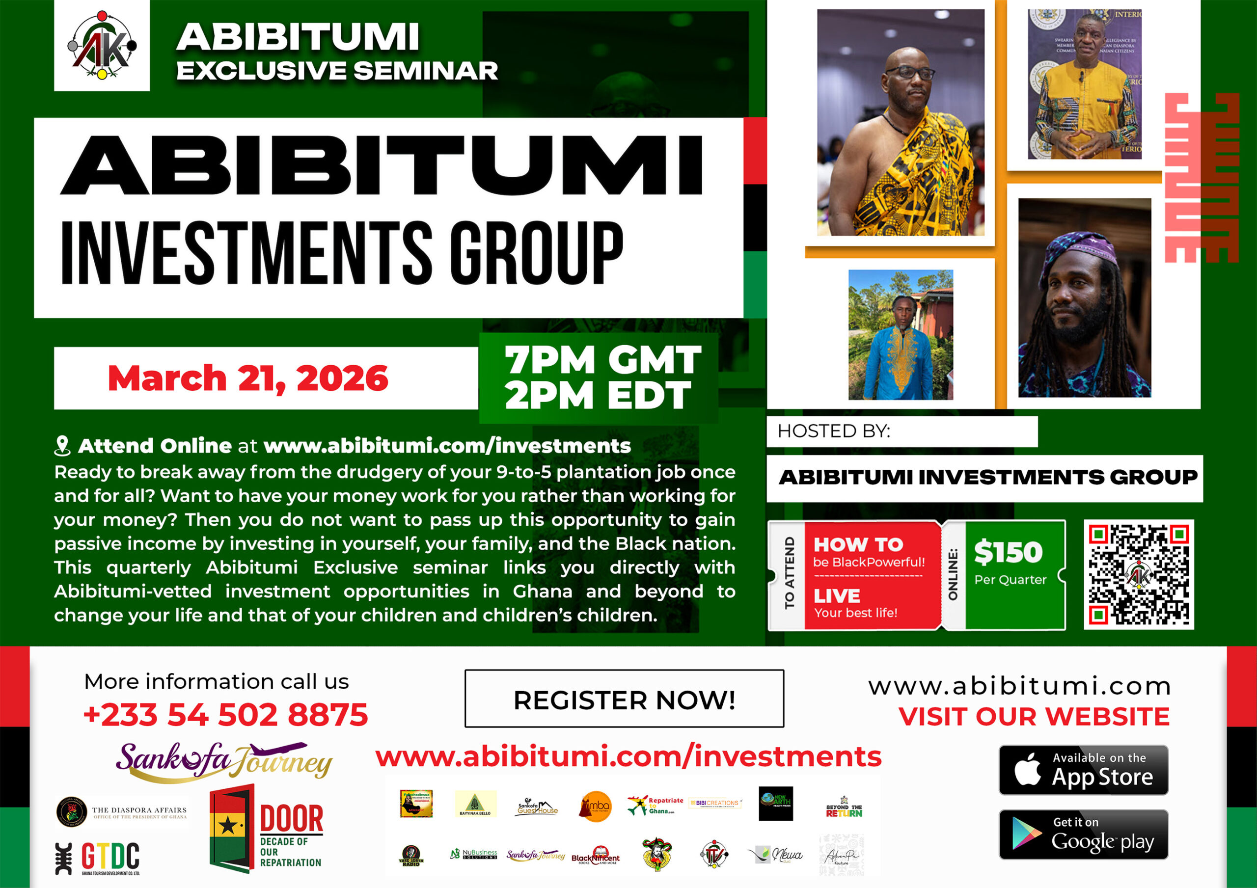 ABIBITUMI Investments Group — Exclusive Quarterly Seminar (Spring Equinox Edition)