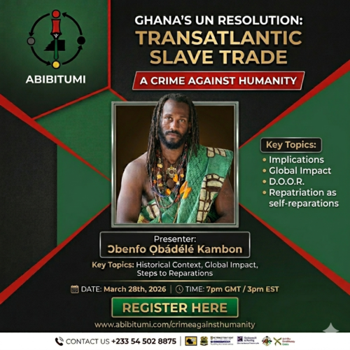 Ghana's UN Resolution: The Trans-Atlantic Slave Trade, Worst Crime Against Humanity