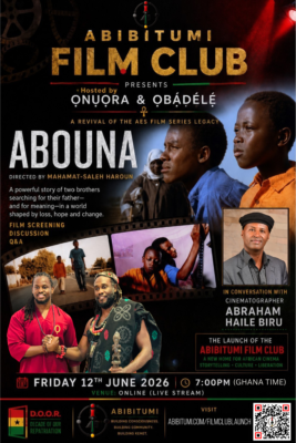 Film Club Flyer - ABOUNA