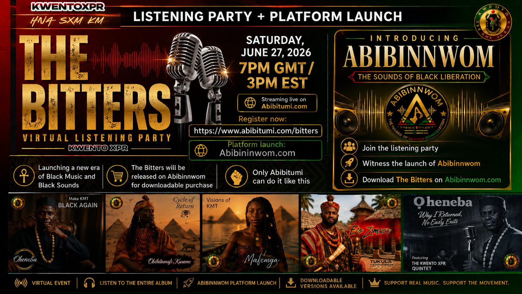 Black music liberation platform