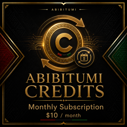 Abibitumi Credits Monthly Subscription