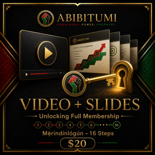 Video and Slides Unlocking Full Membership