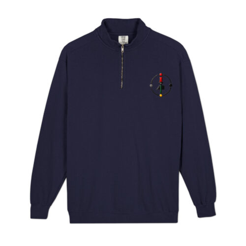 Abibitumi Emblem Quarter-Zip Sweatshirt