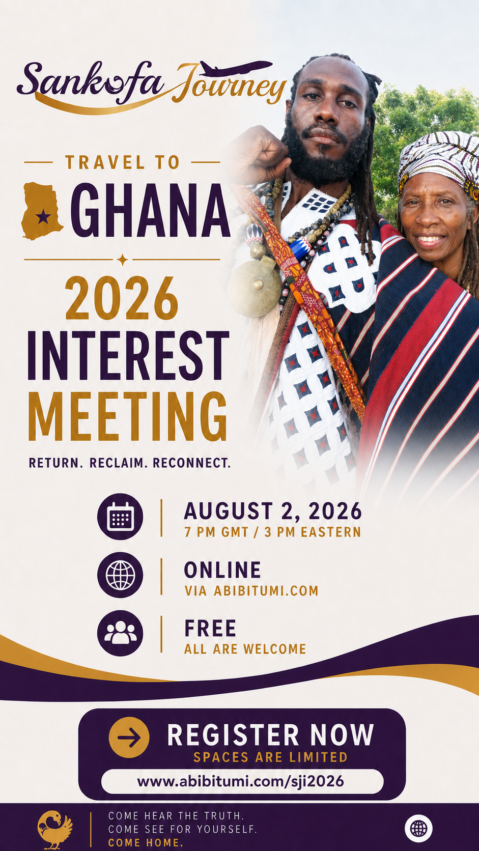 Sankɔfa Journey 2026 Family Reunion & Interest Meeting