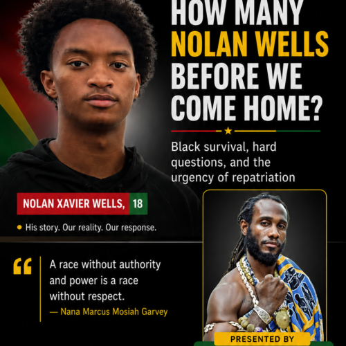 Nolan Wells: Black Survival and The URGENCY of Repatriation