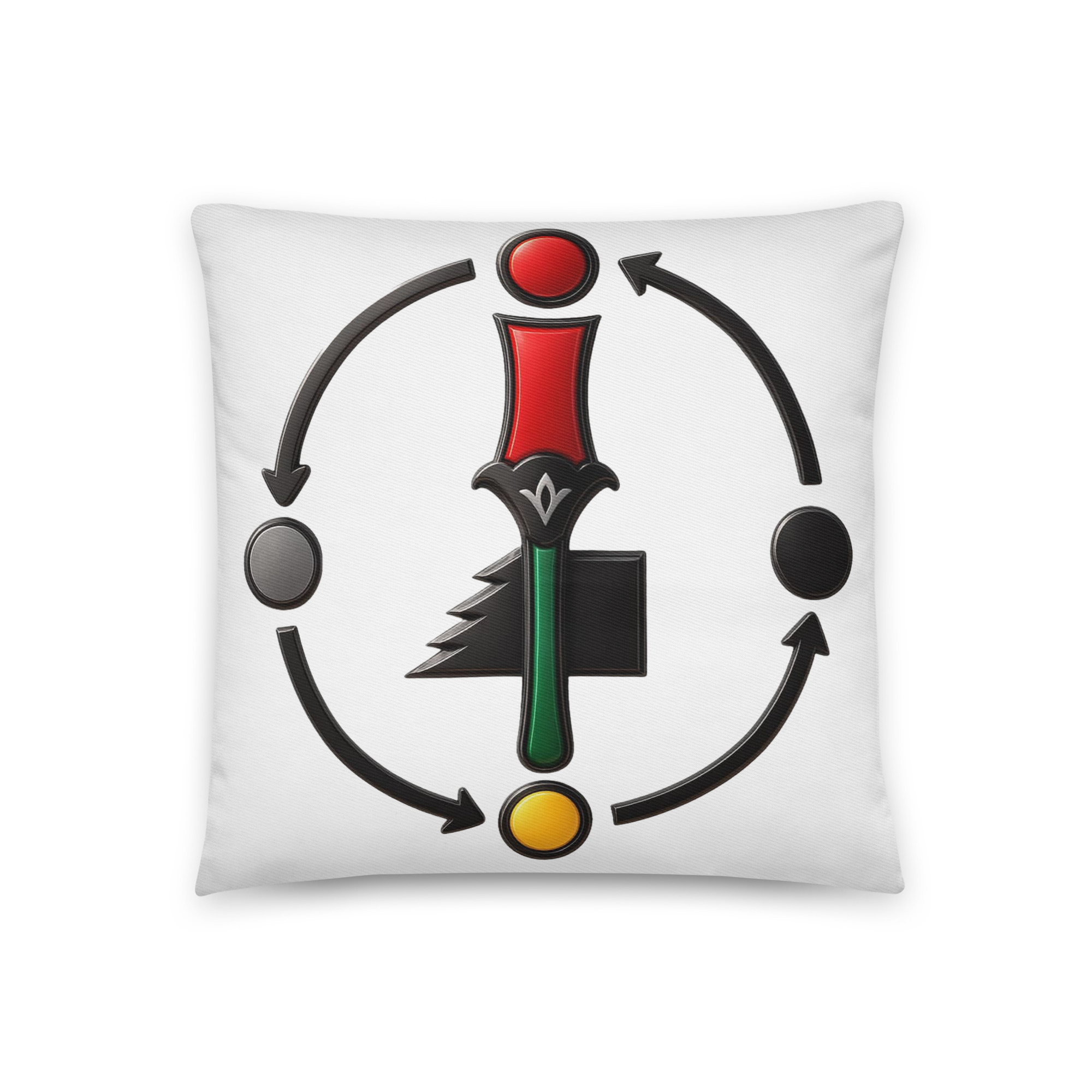 Abibitumi Emblem Cotton Pillow - Image 3