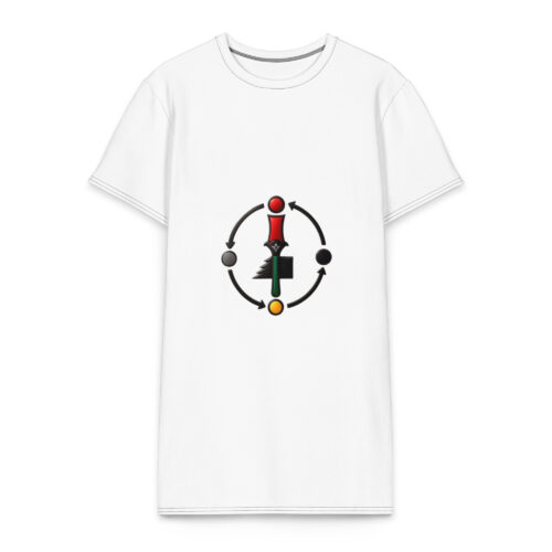 Abibitumi Emblem Cotton T-Shirt Dress