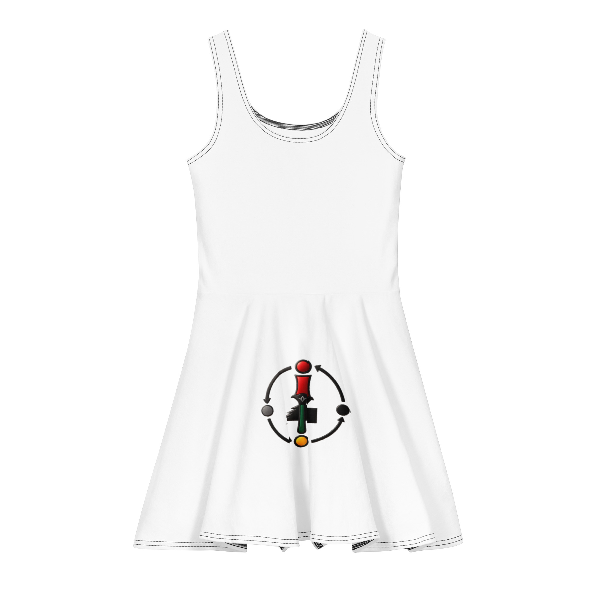 Pan-Afrikan skater dress