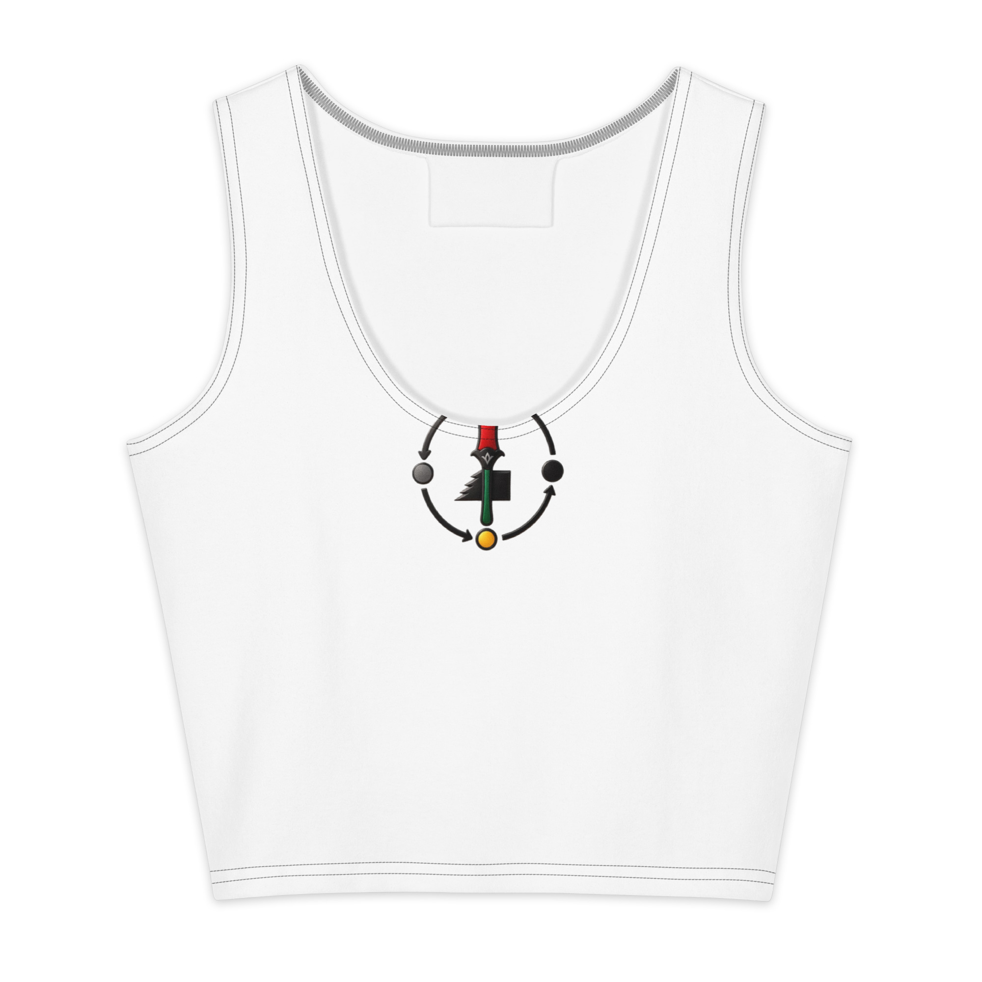 Pan-Afrikan crop top