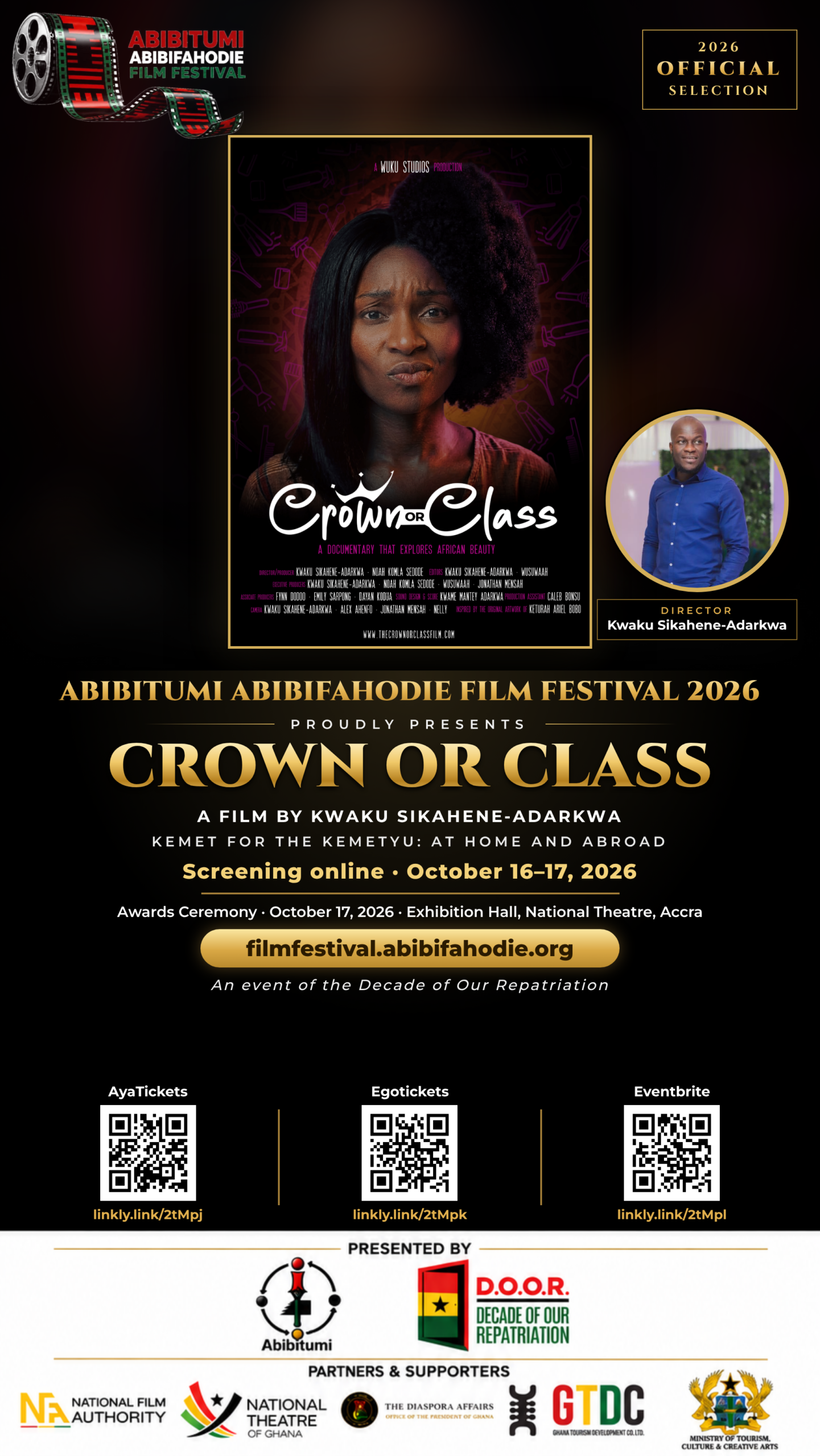 AAFF 2026 crown or class