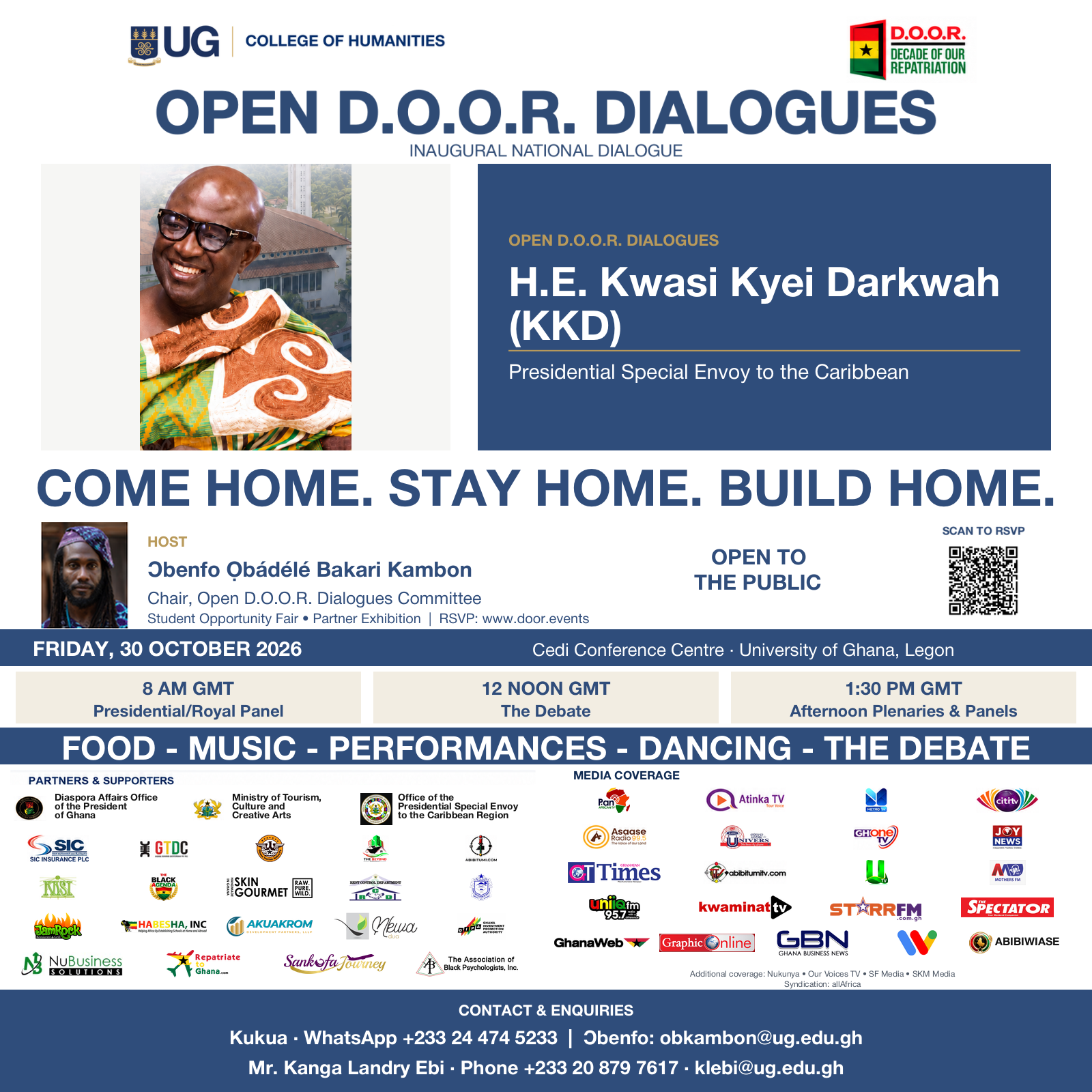 9 days left — Open D.O.O.R. Dialogues with H.E. Kwasi Kyei Darkwah