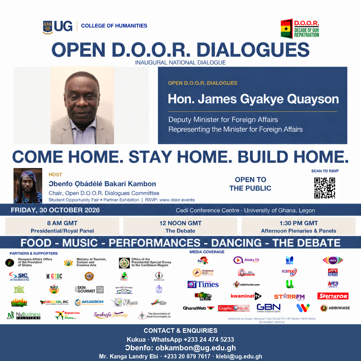 8 days left — Open D.O.O.R. Dialogues with Hon. James Gyakye Quayson