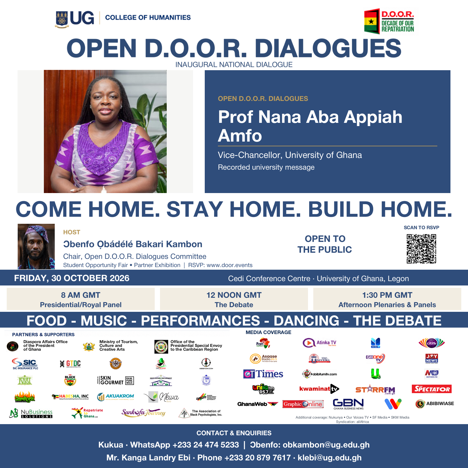 6 days left — Open D.O.O.R. Dialogues with Prof. Nana Aba Appiah Amfo