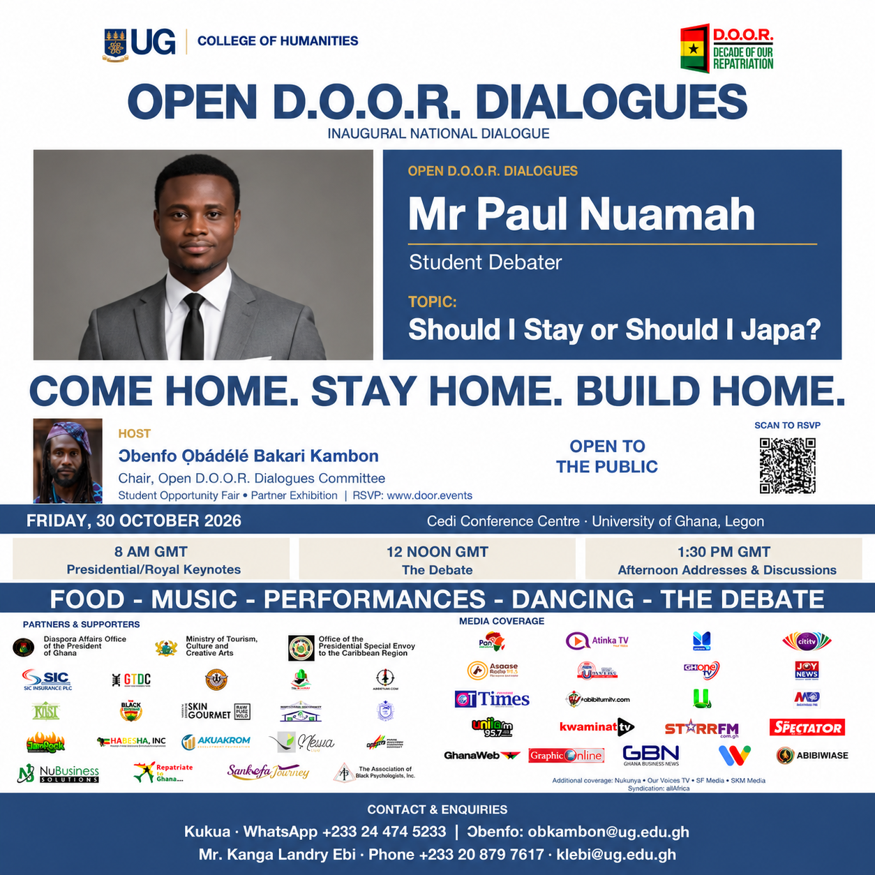 2 days to go — Mr Paul Nuamah: Should I Stay or Should I Japa?